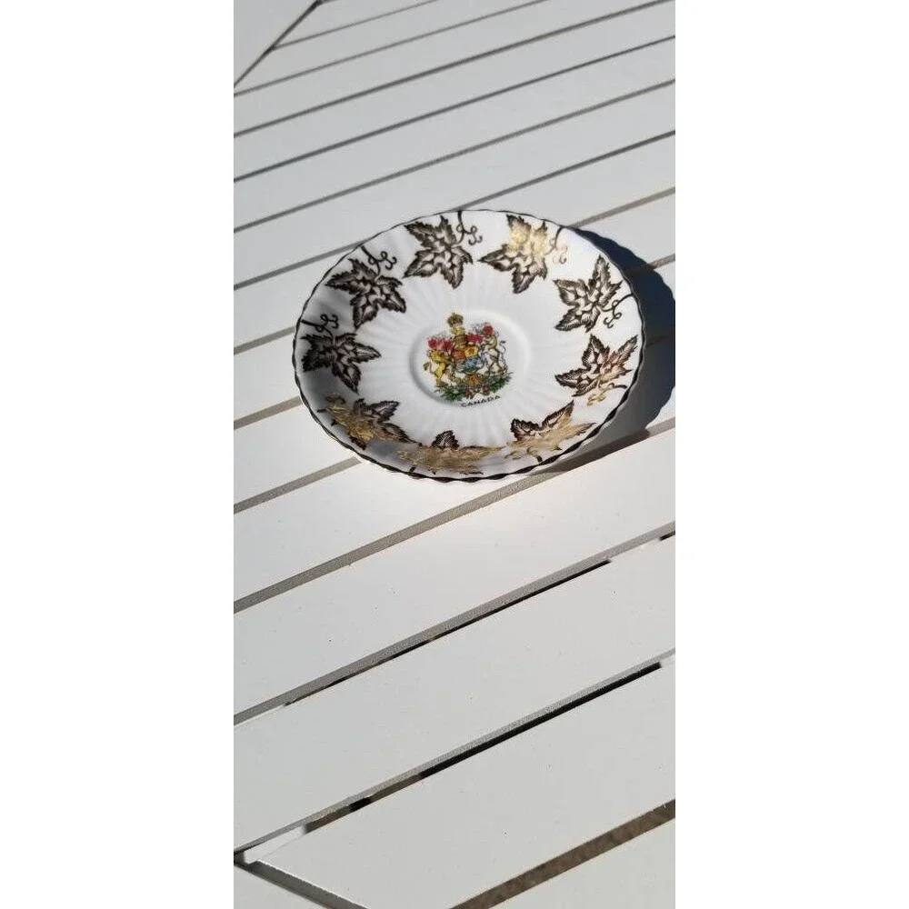 Vintage Royal Windsor Bone China Tea Cup & Saucer Made in England
